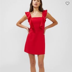 French Connection Red Whisper Dress